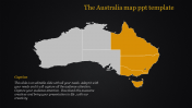 Get amazing Australia Map PowerPoint Template presentation