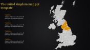 The Uk Best Map PPT Template For Presentation Diagram