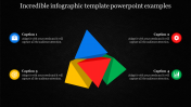Editable 3D Triangle Template Infographic PPT Slide