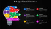  Bulb PPT and Google Slides  Template Puzzle Icons presentation
