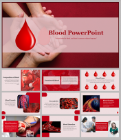 Attractive Blood PowerPoint and Google Slides Themes