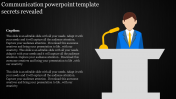 Customized Communication PowerPoint Template Designs