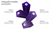 Affordable Infographic Template PowerPoint In Purple Color
