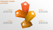 Stunning Infographic Template PowerPoint In Orange Color