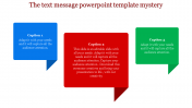 Creative Text Message PowerPoint Template-Rectangle Model