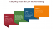 Stunning and Modern Process Flow PPT Template Slides