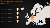 Europe Map Presentation Template and Google Slides