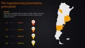 Argentina Map PowerPoint Presentation and Google Slides