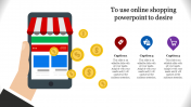 Editable Online Shopping PowerPoint Presentation Designs