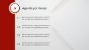 Impressive Agenda PPT Design Slide Template-Four Node