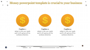 Affordable Money PowerPoint Template With Three Node