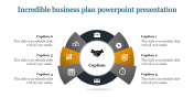Customized Business Plan PowerPoint Template-Six Node