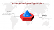 Stunning Pyramid PPT Template Slide Designs-Two Node