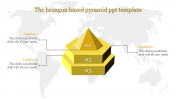 Awesome Pyramid PPT Template Designs With Three Node