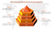 Stunning Pyramid PPT Template With Orange Color Slide Design