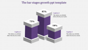Creative Growth PPT Template In Purple Color Slide