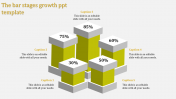 Stunning Growth PPT Template In Yellow Color Slide Design
