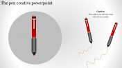 Creative Pen PowerPoint Template and Google Slides