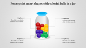 Bottle Model PowerPoint Smart Shapes Slide Template