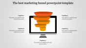 Attractive Marketing Funnel PowerPoint Template Design