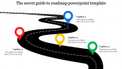 Curved Roadmap PowerPoint Template & Google Slides