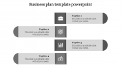 Awesome Business Plan Template PowerPoint with Four Node