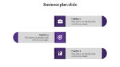 Inventive Business Plan Template PowerPoint with Three Node