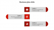 Innovative Business Plan Template PowerPoint with Three Node