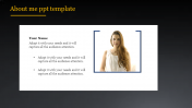 Use About Me PPT Template Designs-Two Node