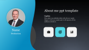 Our Brand-New About Me PPT Template For Presentation