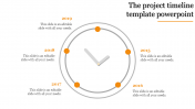 The Best Project Timeline Template PowerPoint Slides