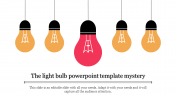 Attractive Light Bulb PowerPoint Template Slide Design