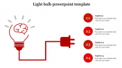 Polished light bulb powerpoint template presentation