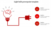 Best Light Bulb PowerPoint Template Presentation Slide