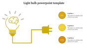 Effective Light Bulb PowerPoint Template Presentation