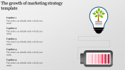 Marvellous Marketing strategy template presentation