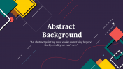Attractive Abstract Background PowerPoint Template and Google Slides