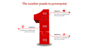 editable puzzle in powerpoint template for presentation