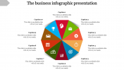 Best Infographic PowerPoint Template With Ten Sections