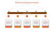 Creative Business Strategy PowerPoint With Five Nodes