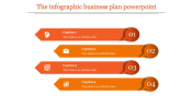 Imaginative Business Plan PowerPoint with Four Nodes Slides