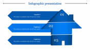 Innovative Infographic Presentation Template on Three Nodes