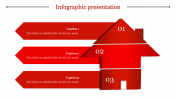 Creative Infographic Presentation With Home Model Slide