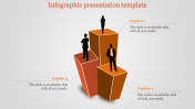 Inventive Infographic Template Presentation with Three Node