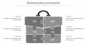 Inventive Business Plan PowerPoint with Six Nodes Slides