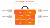 Imaginative Business Plan PowerPoint with Six Nodes Slides