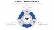 Three Nodded Business Strategy PowerPoint