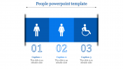 Innovative People PowerPoint Template With Blue Theme