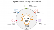 Incredible Light Bulb Idea PowerPoint Template Designs