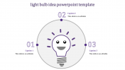 Attractive Light Bulb Idea PowerPoint Template Designs